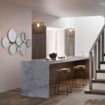 BALTICA DESIGN LUSTRO MOLECUA SREBRNE 110X60 CM - obrazek 6