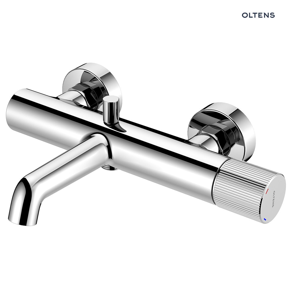 34005100 OLTENS HAMNES BATERIA WANNOWO-PRYSZNICOWA ŚCIENNA CHROM - obrazek 1