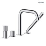 OLTENS HAMNES BATERIA WANNOWO-PRYSZNICOWA 4-OTWOROWA KOMPLETNA CHROM