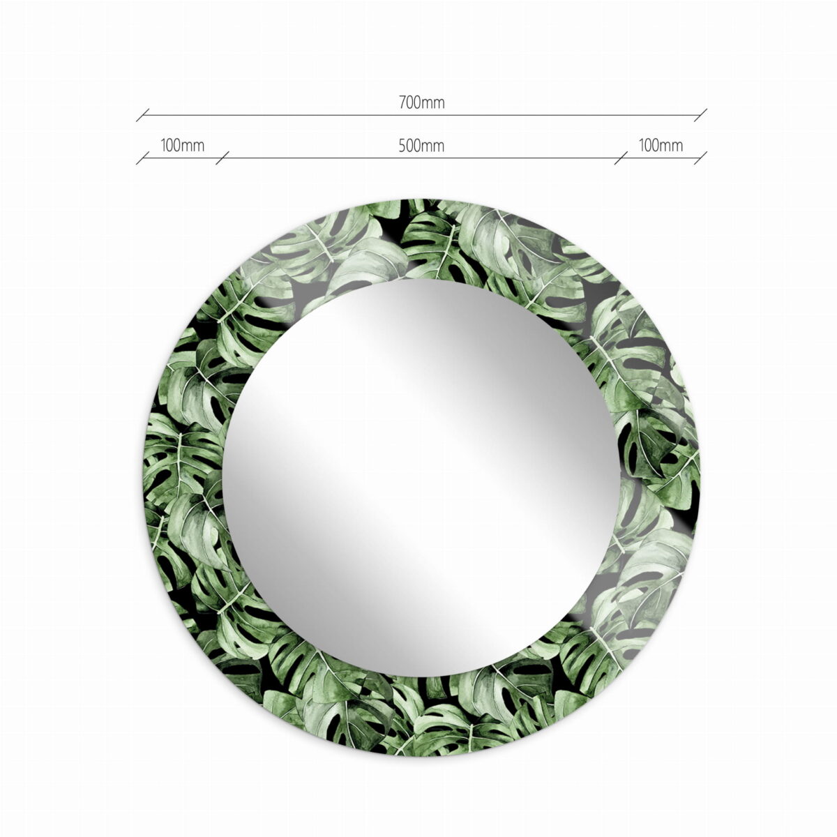 BALTICA DESIGN LUSTRO MALERI MONSTERA ŚR. 100 CM - obrazek 3