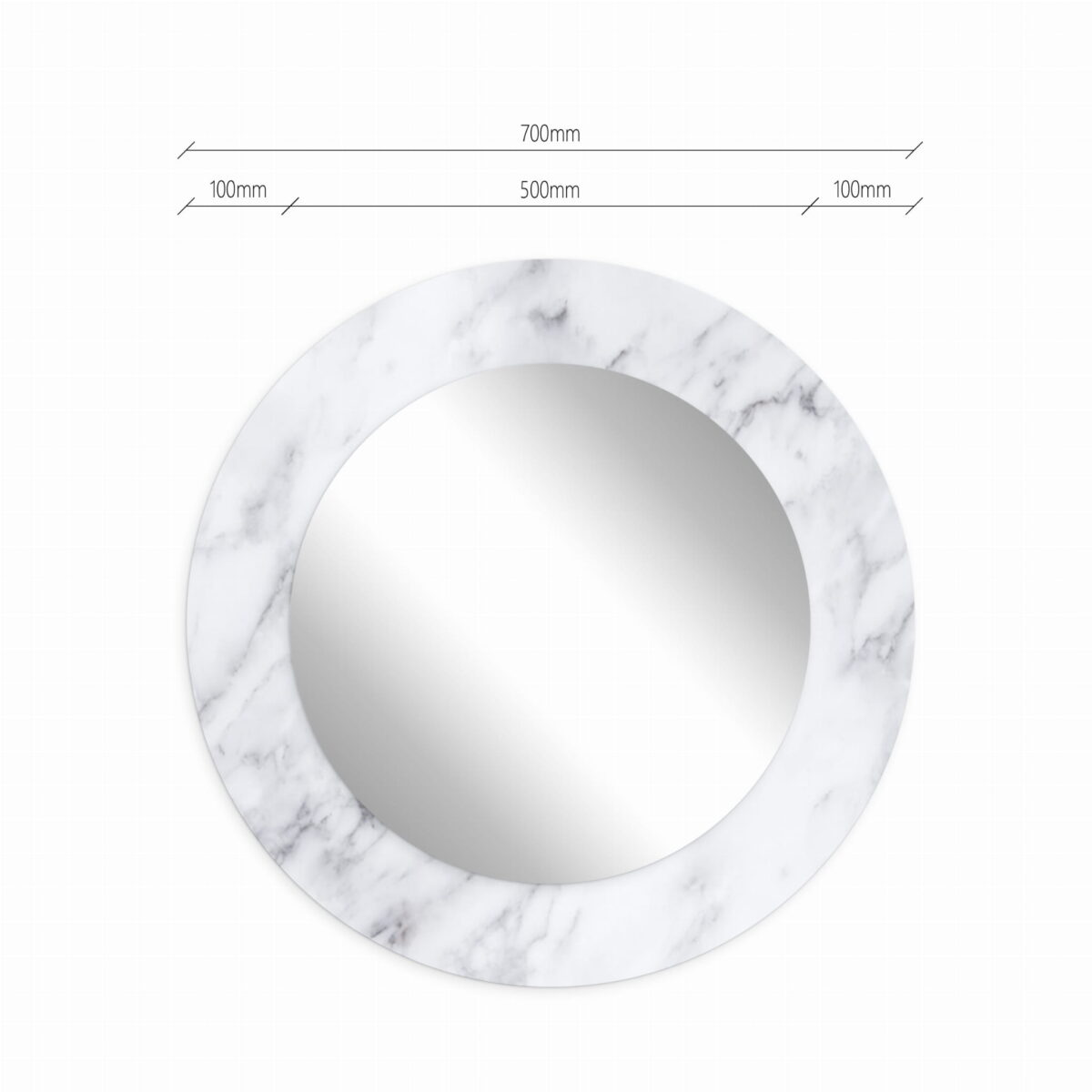 BALTICA DESIGN LUSTRO MALERI MARBLE WHITE ŚR. 100 CM - obrazek 3