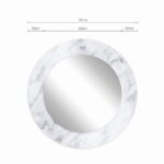 BALTICA DESIGN LUSTRO MALERI MARBLE WHITE ŚR. 100 CM - obrazek 3