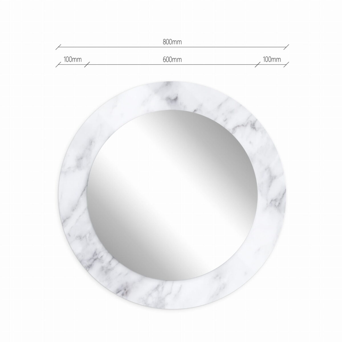 BALTICA DESIGN LUSTRO MALERI MARBLE WHITE ŚR. 100 CM - obrazek 4