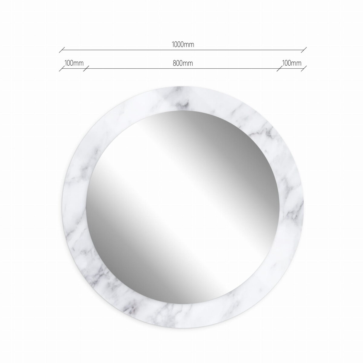 BALTICA DESIGN LUSTRO MALERI MARBLE WHITE ŚR. 100 CM - obrazek 5