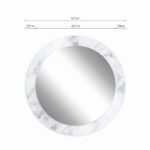 BALTICA DESIGN LUSTRO MALERI MARBLE WHITE ŚR. 100 CM - obrazek 5