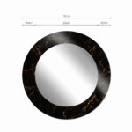 BALTICA DESIGN LUSTRO MALERI MARBLE BLACK ŚR. 100 CM - obrazek 3