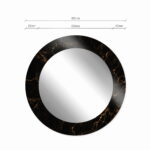 BALTICA DESIGN LUSTRO MALERI MARBLE BLACK ŚR. 100 CM - obrazek 4