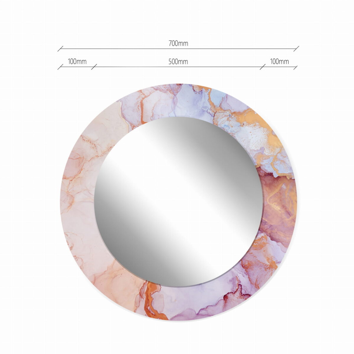 BALTICA DESIGN LUSTRO MALERI PINK QUARTZ ŚR. 100 CM - obrazek 2