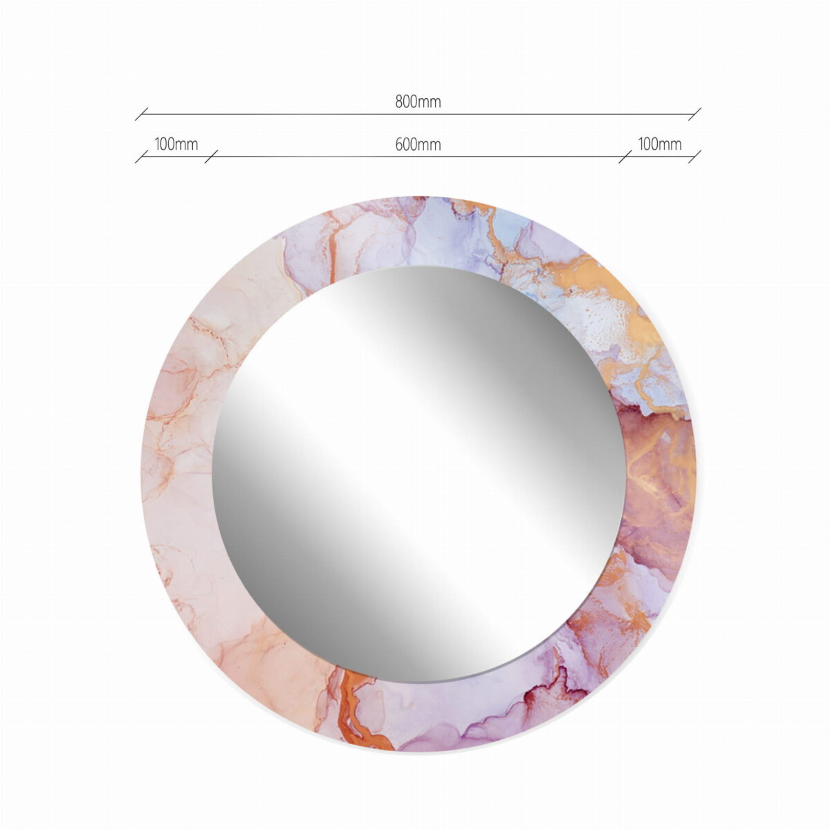BALTICA DESIGN LUSTRO MALERI PINK QUARTZ ŚR. 100 CM - obrazek 4