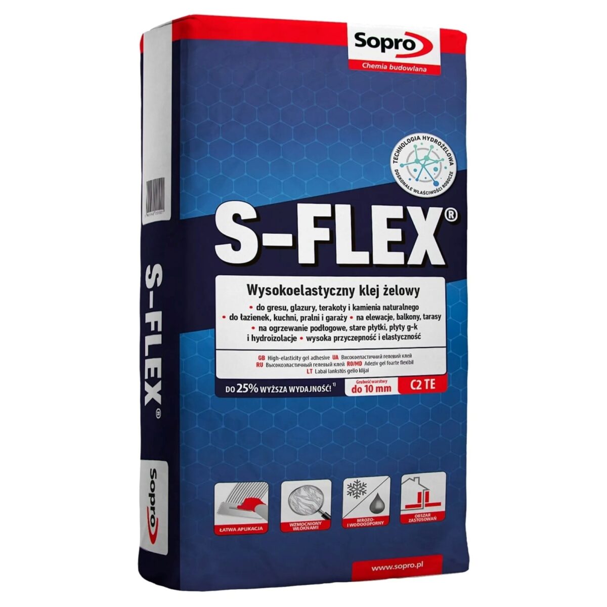 SOPRO S-FLEX MULTIFUNKCYJNY KLEJ ŻELOWY S1 22,5 KG - obrazek 2
