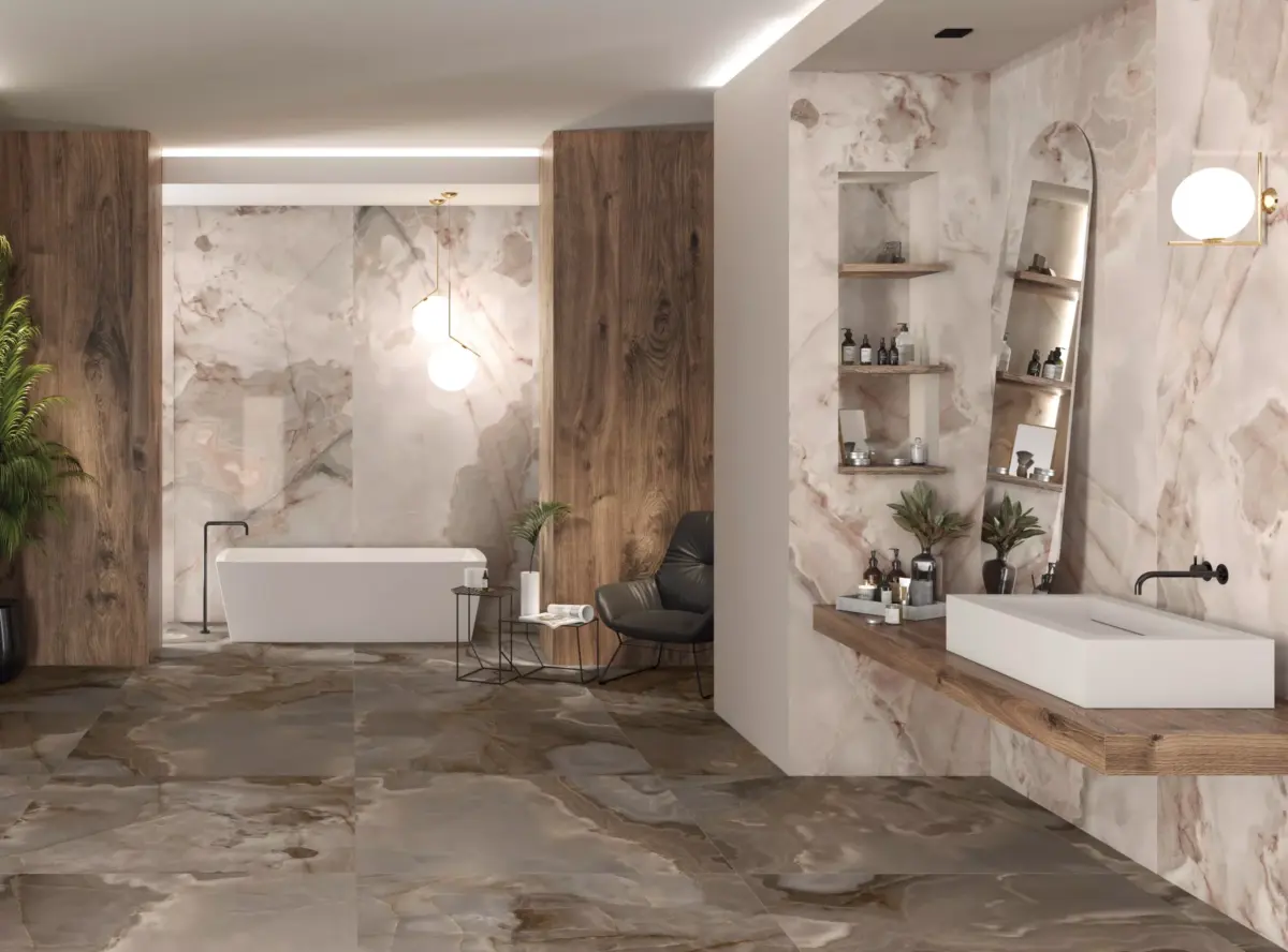 FLORIM REVES DE REX CHOCO GLO 6MM 120X280 - obrazek 4