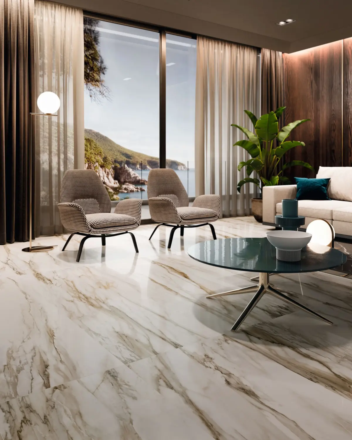 SANT`AGOSTINO EXTRA TRUMARMI GOLD 120x278 KRY POŁYSK - obrazek 4
