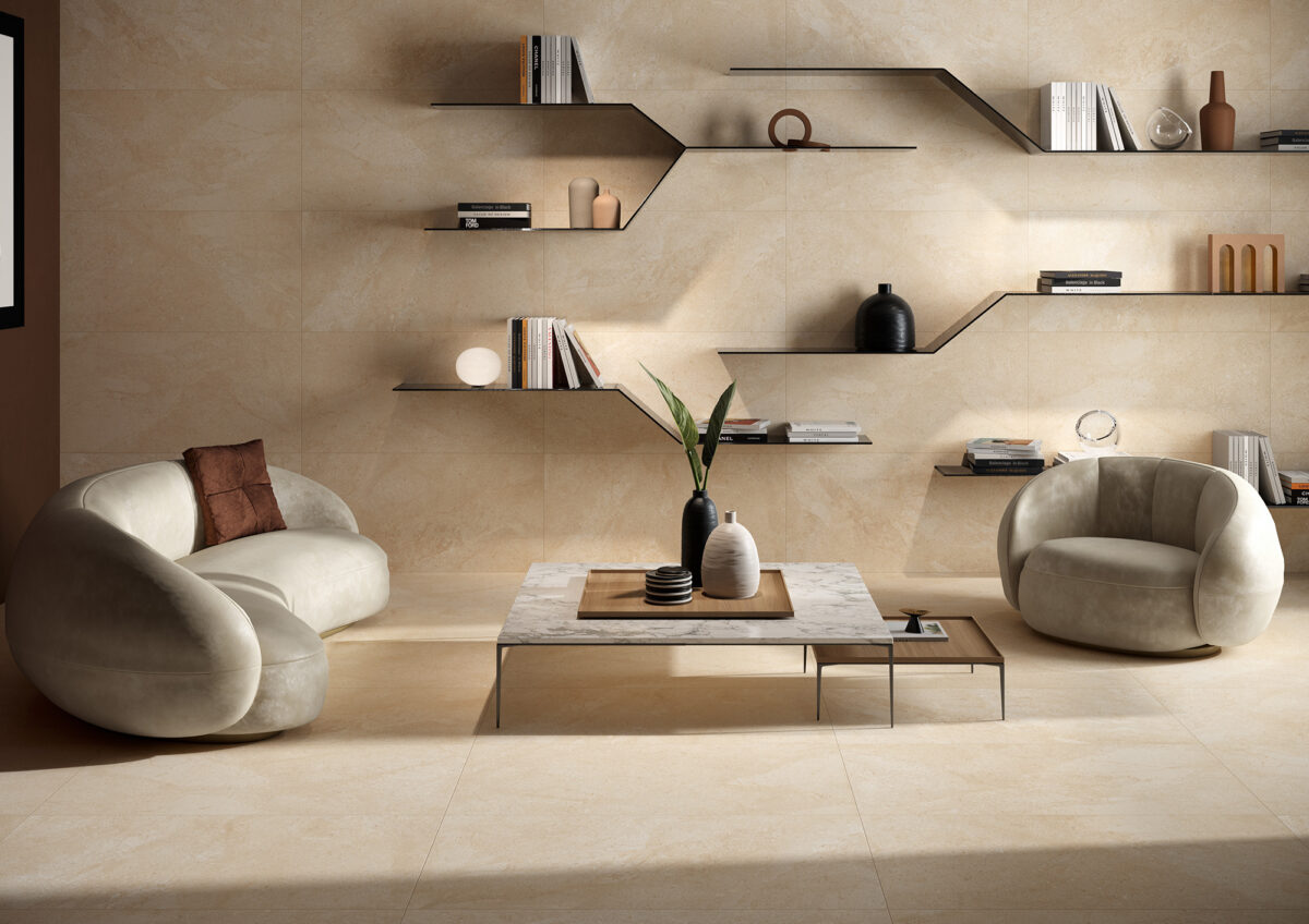 LA FABBRICA AVA VELARIS BEIGE 120x120 NAT - obrazek 3