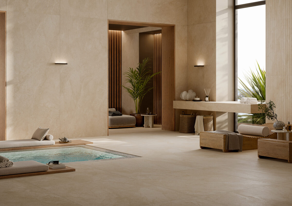 LA FABBRICA AVA VELARIS BEIGE 120x120 NAT - obrazek 2