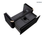 OLTENS HAMNES SZAFKA 100CM PODUMYWALKOWA WISZĄCA Z BLATEM CZARNY MAT/DĄB - obrazek 6
