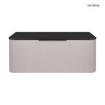 OLTENS HAMNES SZAFKA 100CM PODUMYWALKOWA WISZĄCA Z BLATEM KASZMIR/CZARNY MAT - obrazek 2